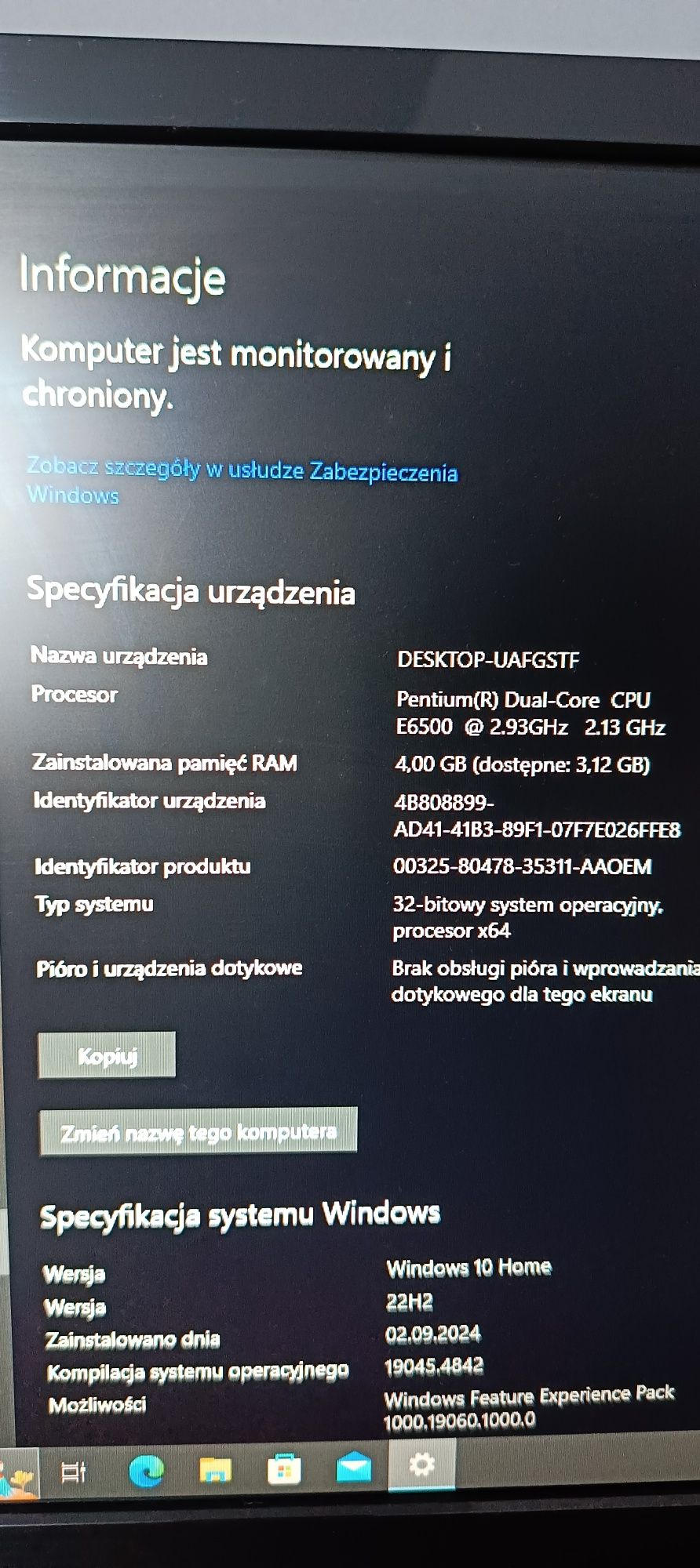 Sprzedam komputer stacjonarny - zestaw