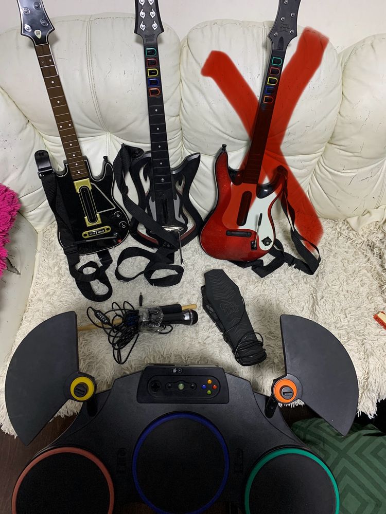 Комплект для XBox 360 Guitar Hero