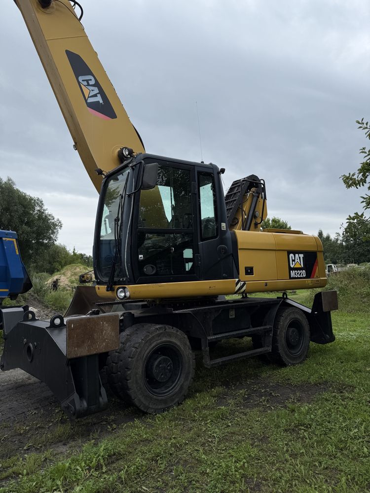 Cat M322D koparka przeładunkowa do złomu kruszywa węgla