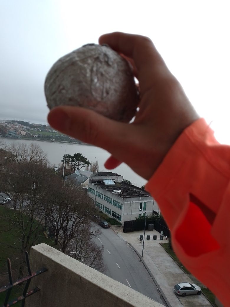 Bola de  Papel Prata Antiga feita pela minha avó -7E -Bola-2E Desde 2E