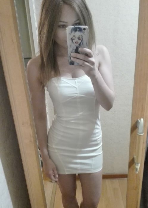 Biała sukienka z metkami!! Bershka, rozm. S