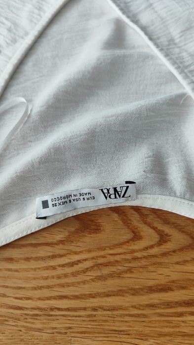 Sukienka długa  damska  kremowa wiosna lato okazja wesele Zara S