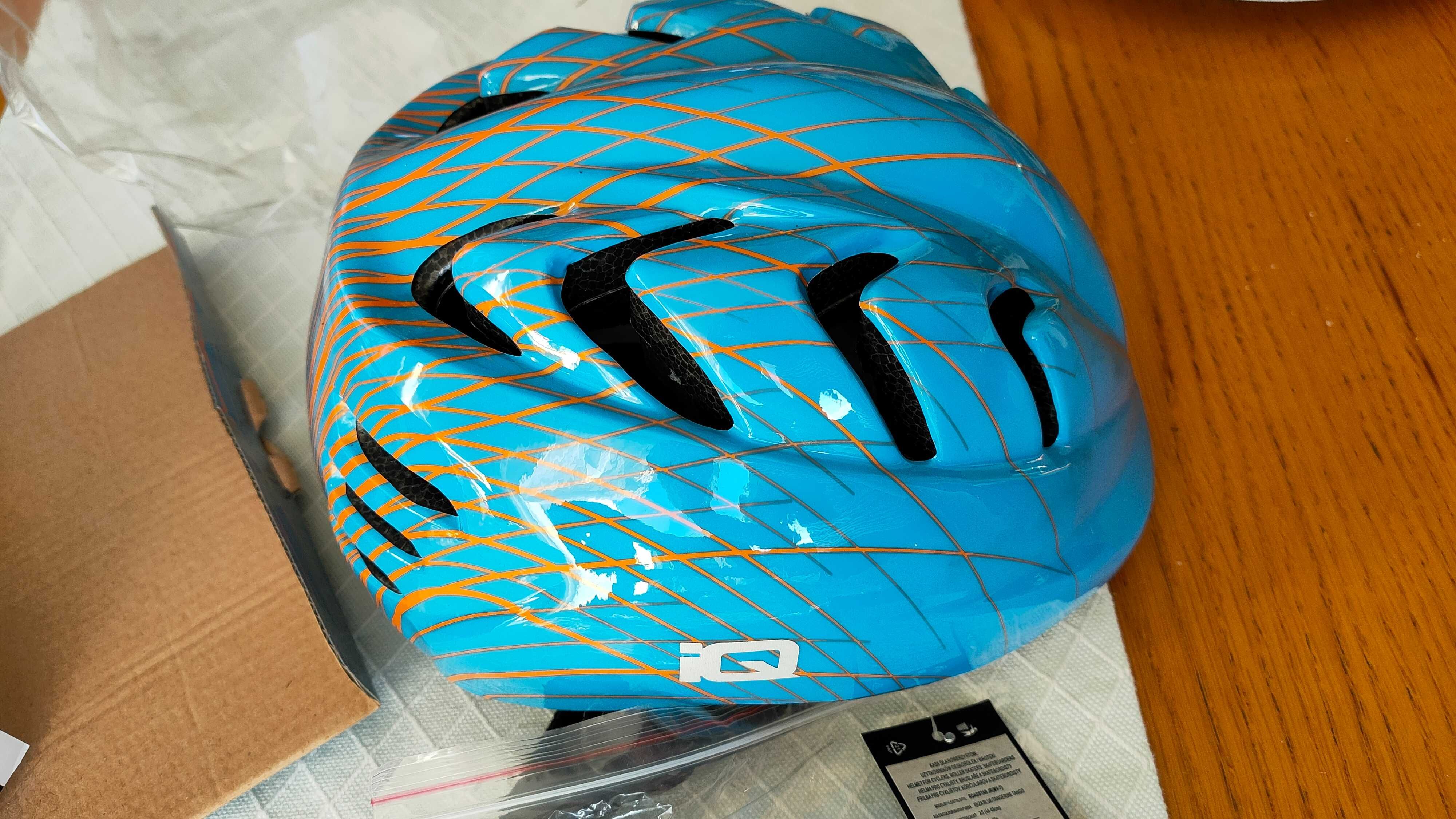 Nowy kask rowerowy IQ cross the line roadster jr(mv-7)