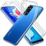 ivoler przezroczyste  etui do xiaomi redmi note 11 4g 11s plus 3 szkła
