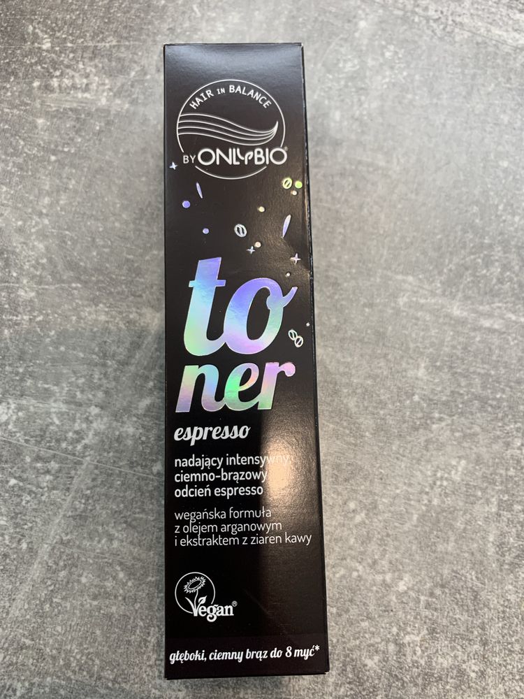 Toner only bio espresso ciemno brązowy odcień 100ml