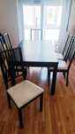 Mesa e 6 cadeiras IKEA