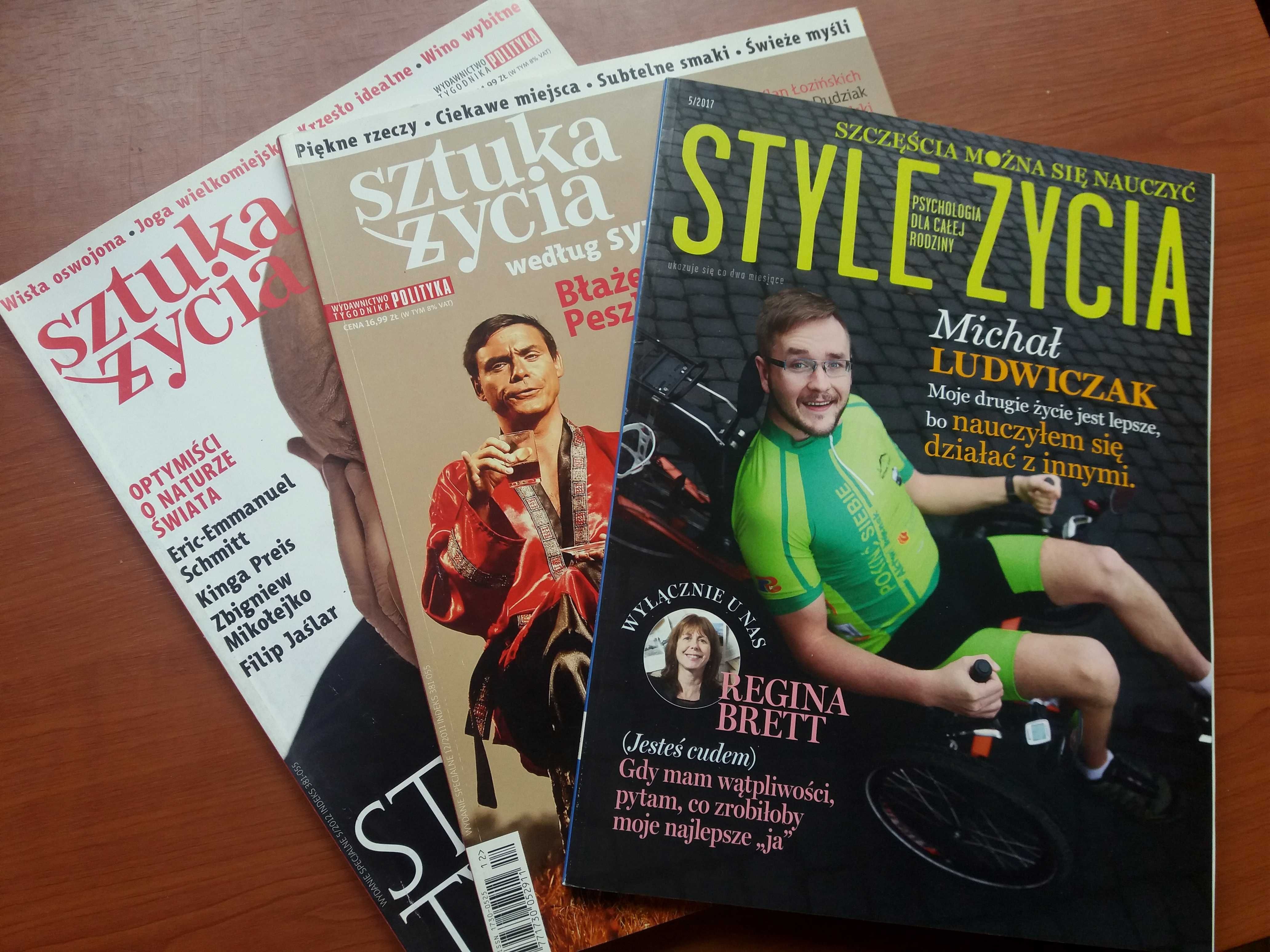 Sztuka życia (12/2011; 5/2012) Style życia (5/2017) magazyn