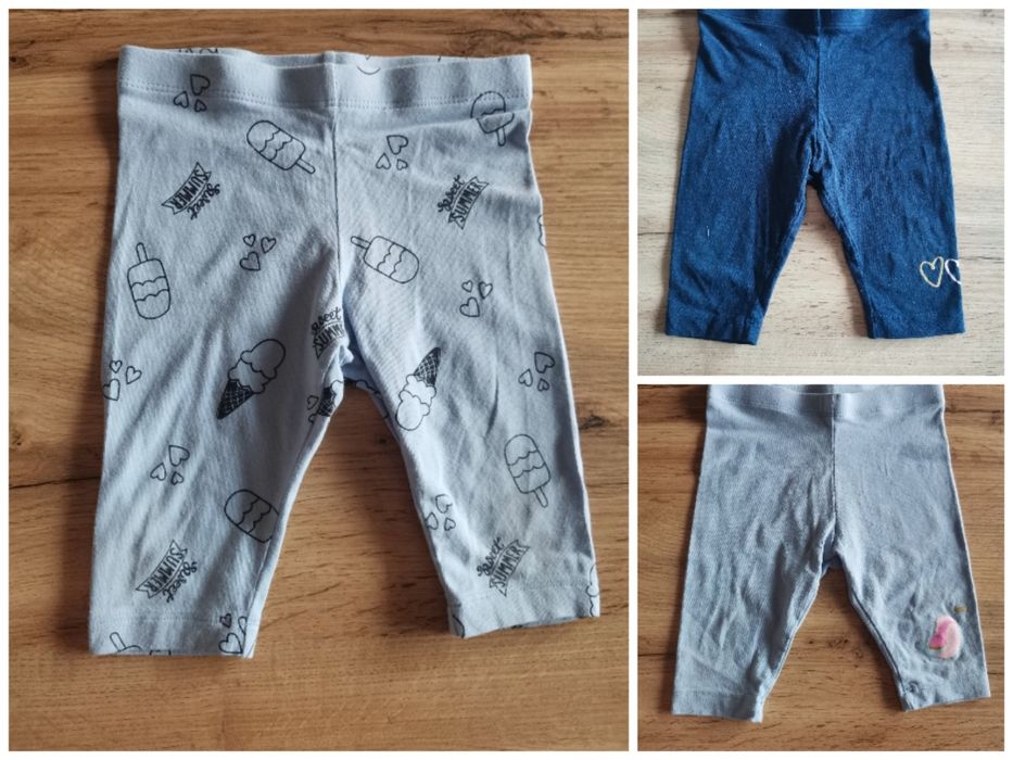 Legginsy dla dziewczynki w rozmiarze 86/92