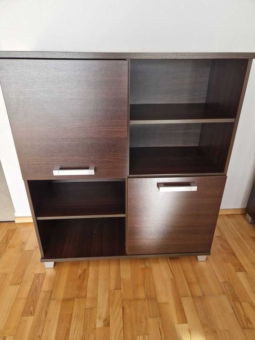 Meble do salonu kolor wenge komoda 4szt.