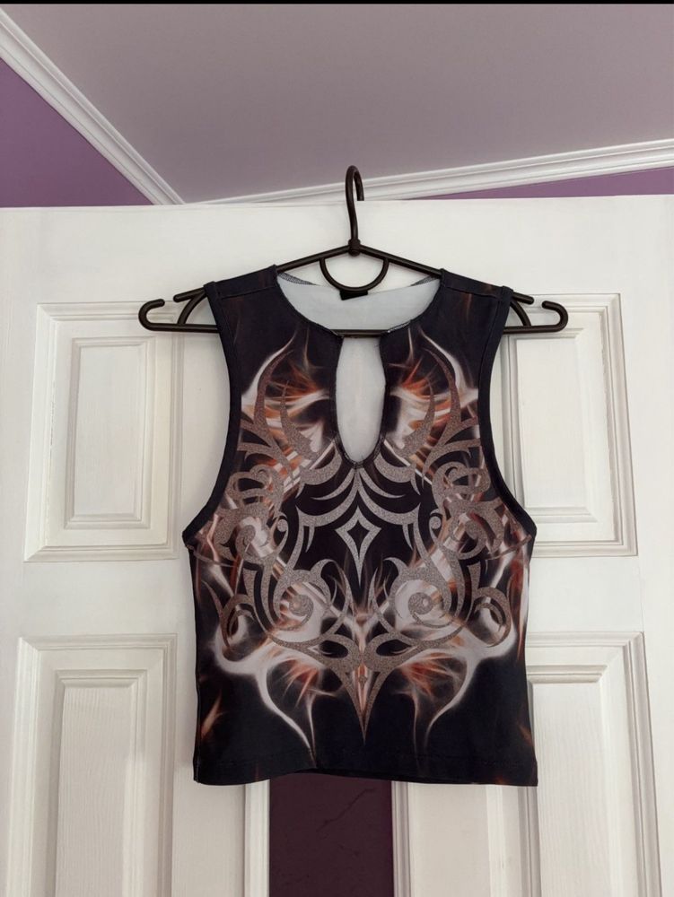 Топ майка трайбл в стилі y2k dollskill demonia new rock
