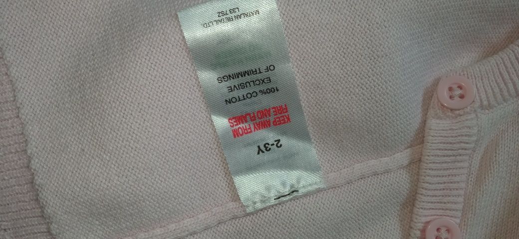 Dwa sweterki rozpinane 92