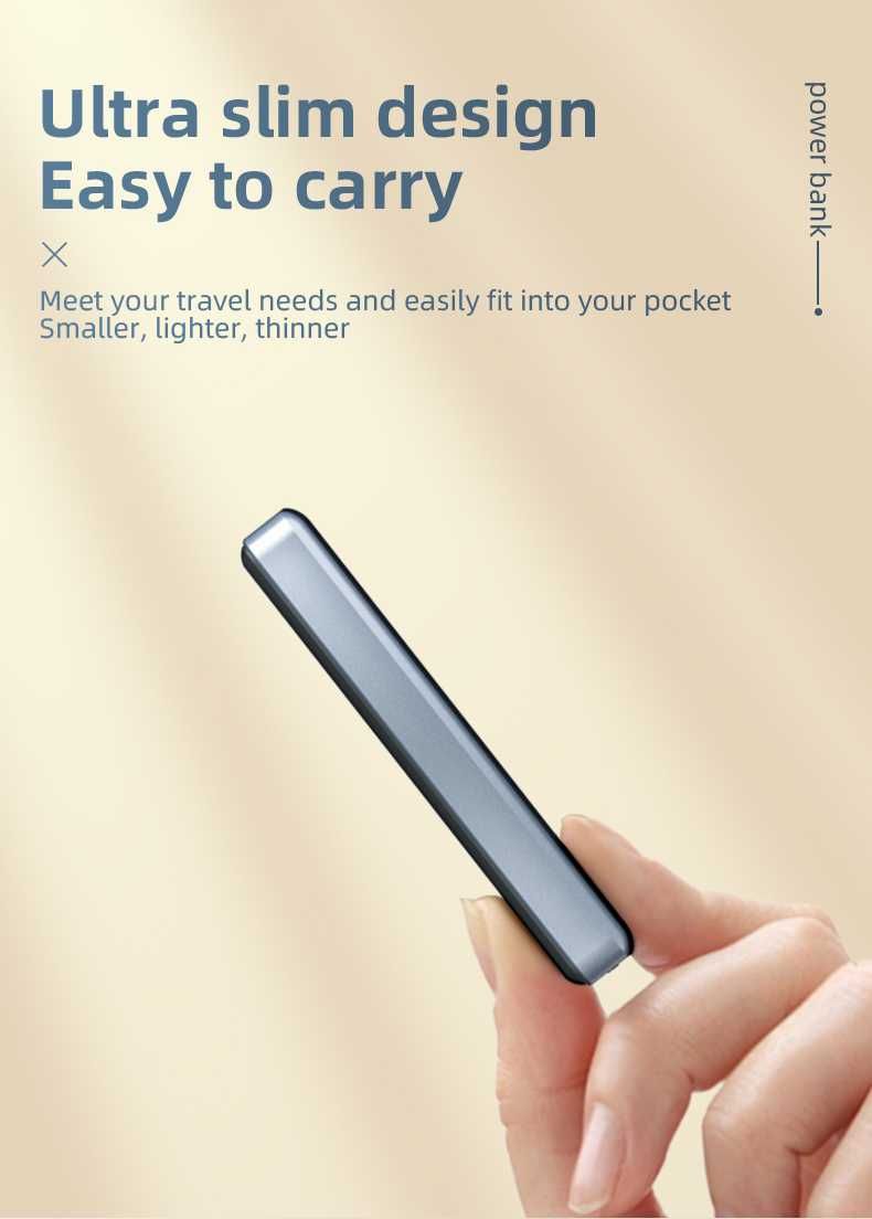 Павербанк Magsafe 10000mah ultra slim 20w Pawerbank
