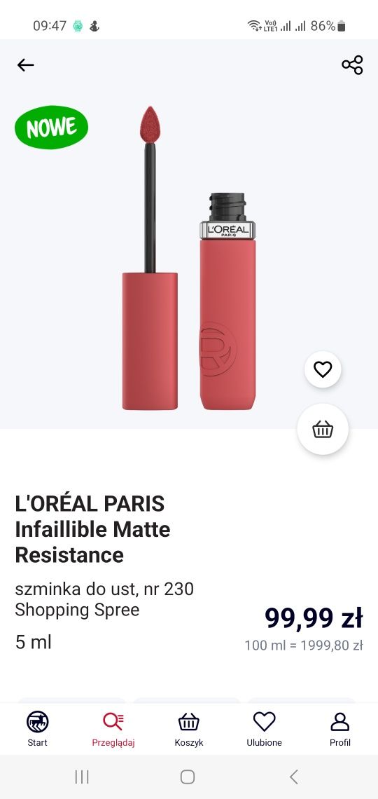 Loreal infaillible mate resistance