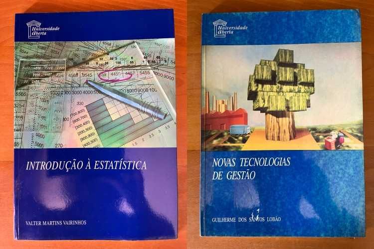 Livros da Universidade Aberta (cada 6€ já c/ portes)