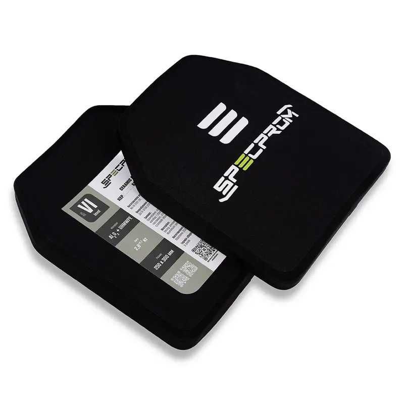NEW! Керамічна бронеплита 6 класу ДСТУ SPECPROM 2.8 кг 25х30 см Греція