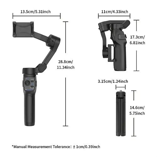L9 Lite Gimbal Stabilizer. monopod, стабілізатор для смартфона, stedic