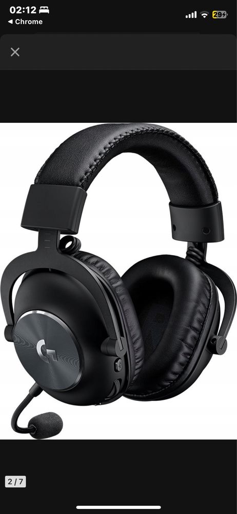Zestaw słuchawkowy Logitech G PRO X Lightspeed