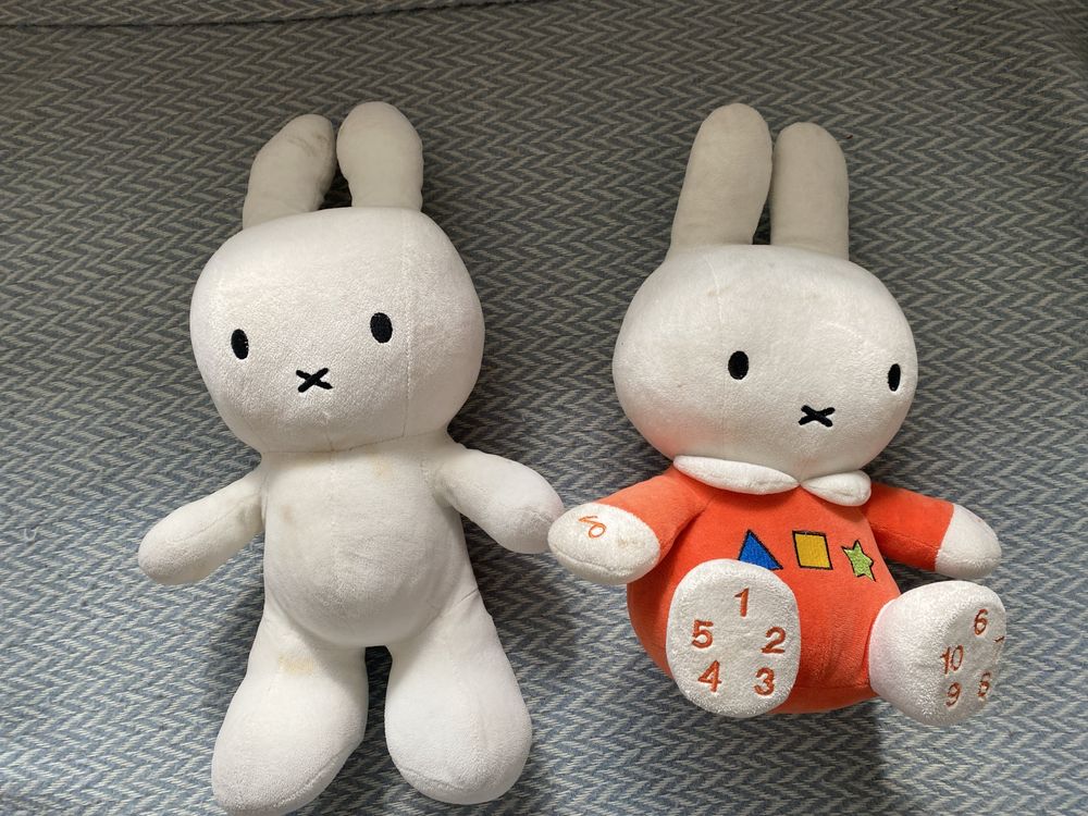 Królik Miffy duży 2 króliki pluszaki duże