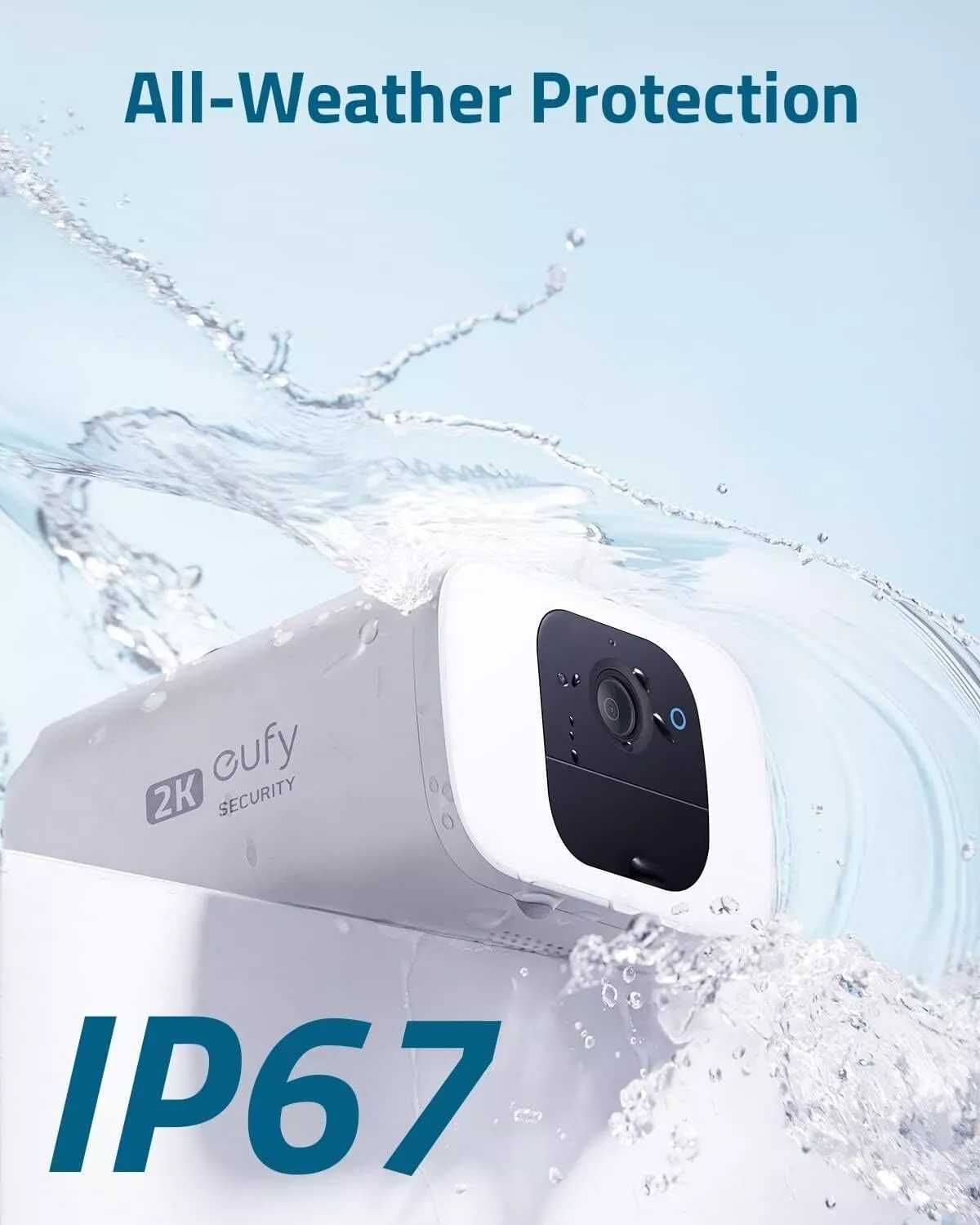 Камера Anker Eufy 2K Solar Wireless SoloCam S230 Вулична IP-камера
