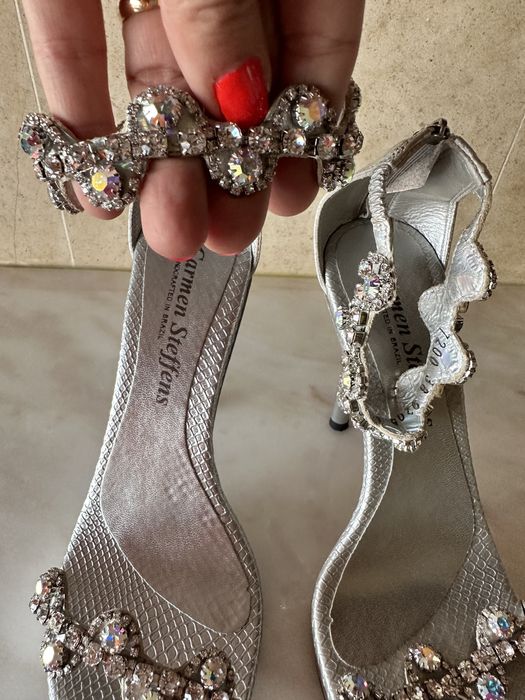 Sandálias salto alto Carmen Steffens