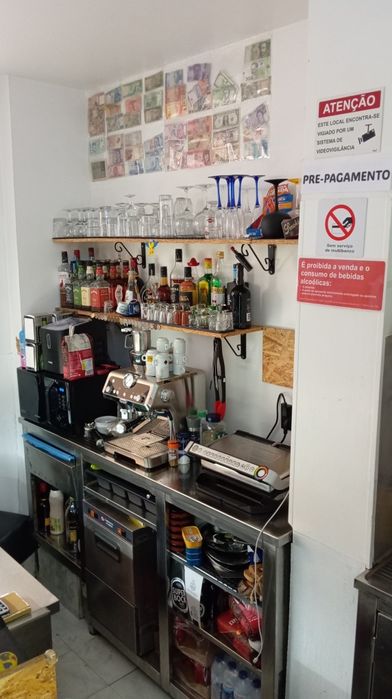 Trespasse de café na amadora