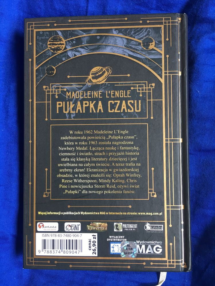 Książka Madeleine L’engle „Pułapka czasu”