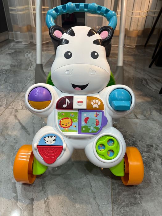 Ходунки каталка fisher-price зебра