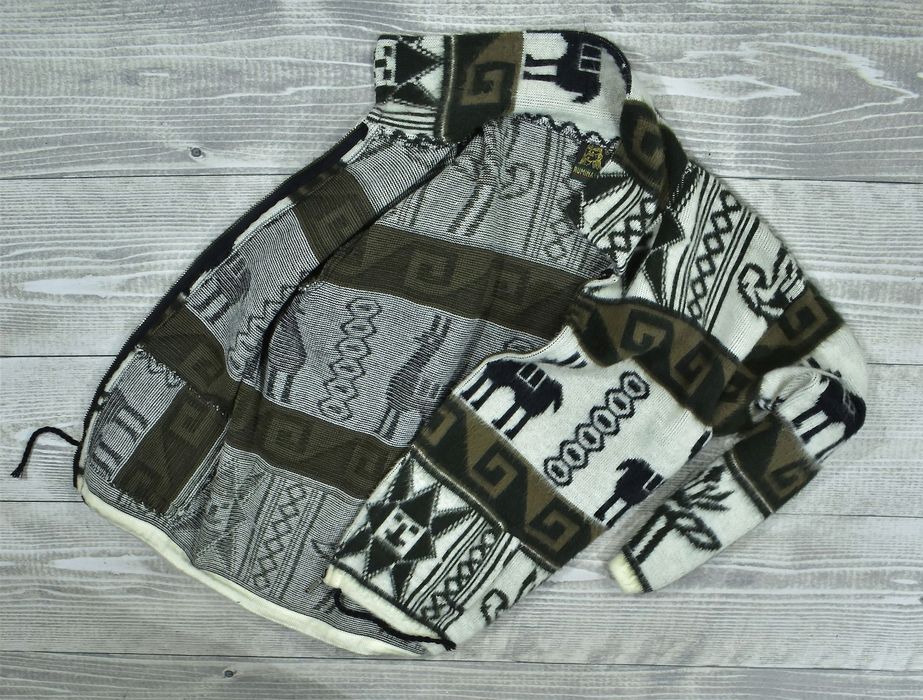 Ruminahui Wełniana Kurtka Męska Orientalna / Xl