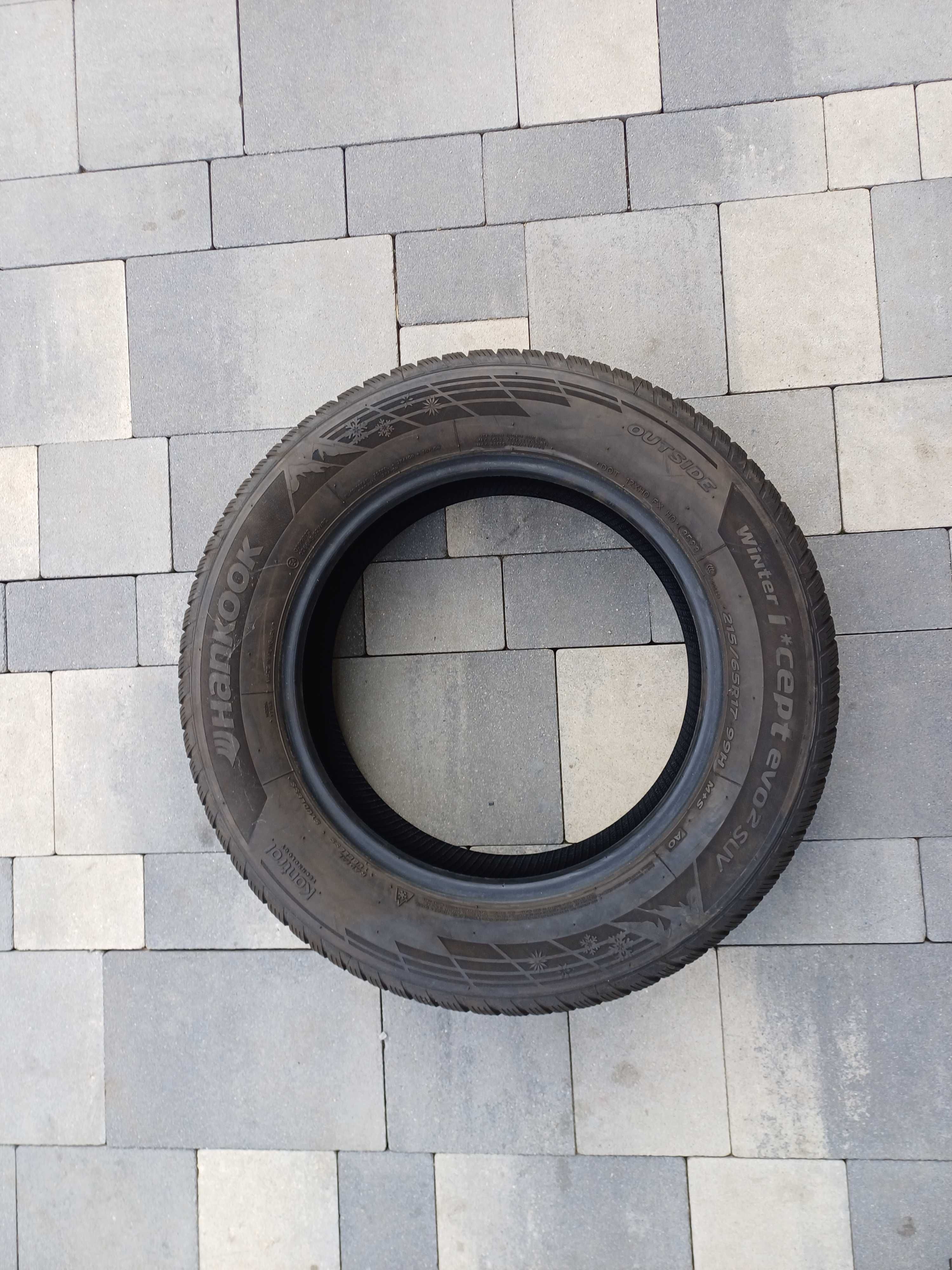 opona zimowa hankook winter cept evo2 215/65 r17 rok 3523