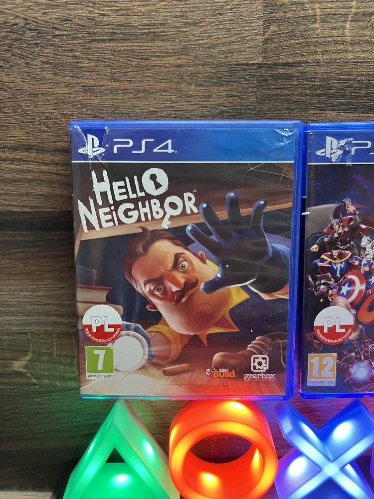 PlayStation Ps 4 Ps 5 Hello Neighbor, Marvel vs Capcom! Wymiana!