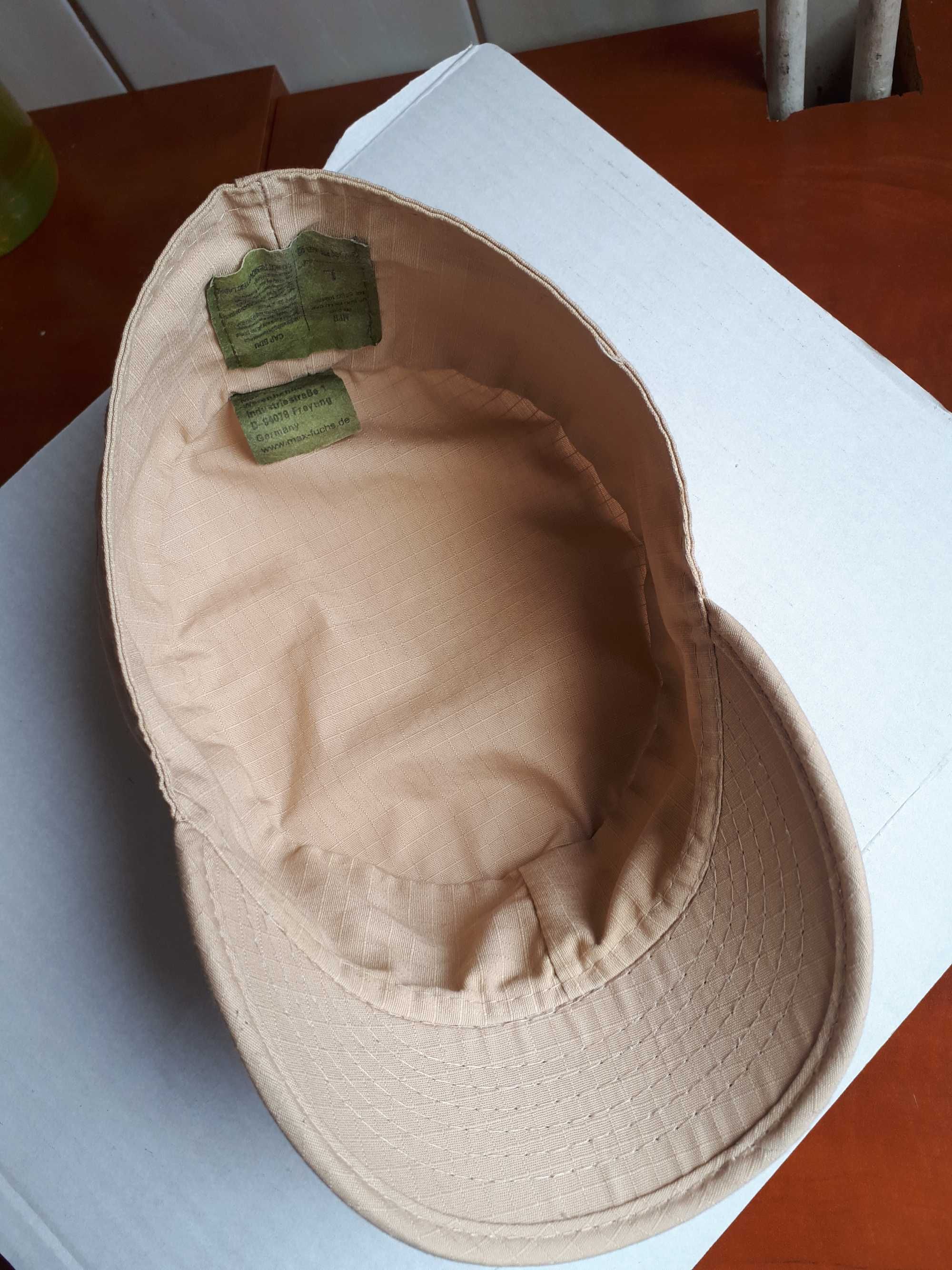 Czapka wojskowa militarna patrolówka BDU Field cap beżowa. r.L