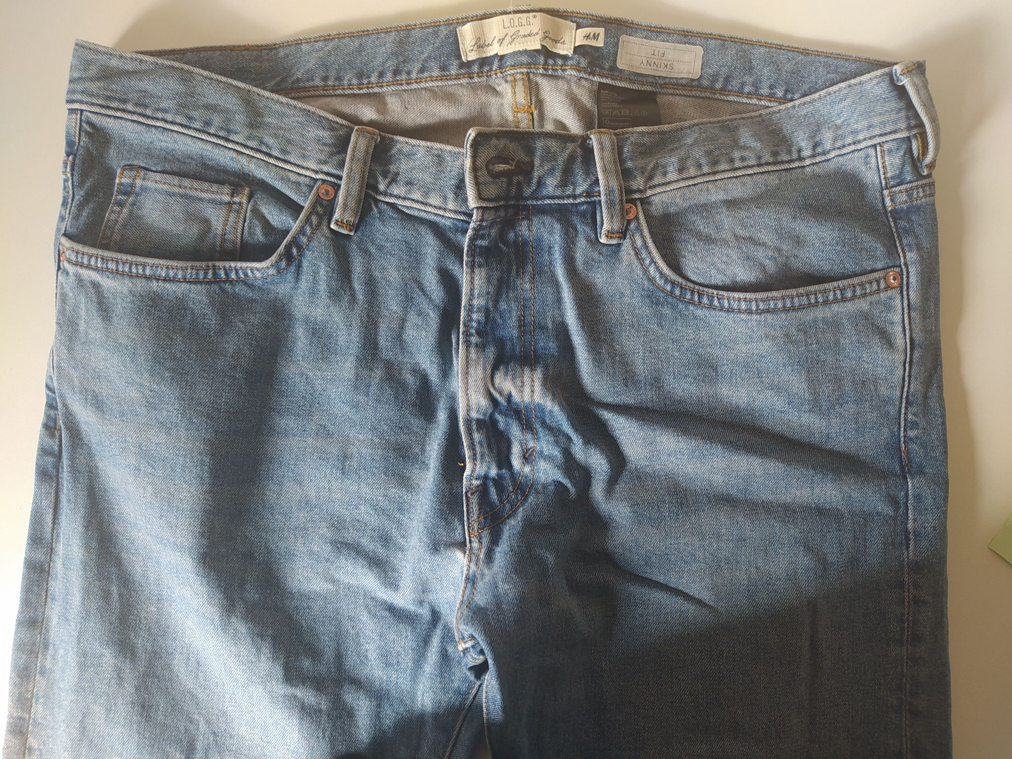 Spodnie jeansowe jeansy h&m męskie xl 38