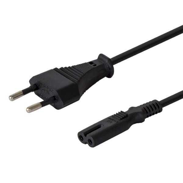 Сетевой Кабель Питания 2 pin IEC C7 Техника,Зарядка Европейская Вилка