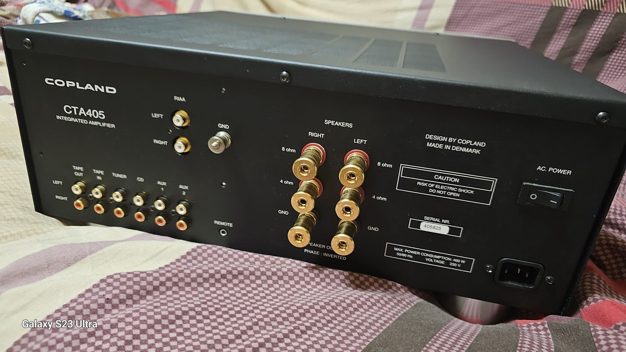 Продам Ламповый  Интегральный  Усилитель  Copland СТА-405 с Фонокор .