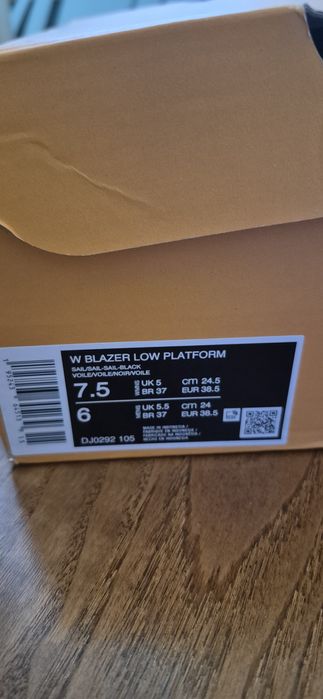 Nike blazer low platform