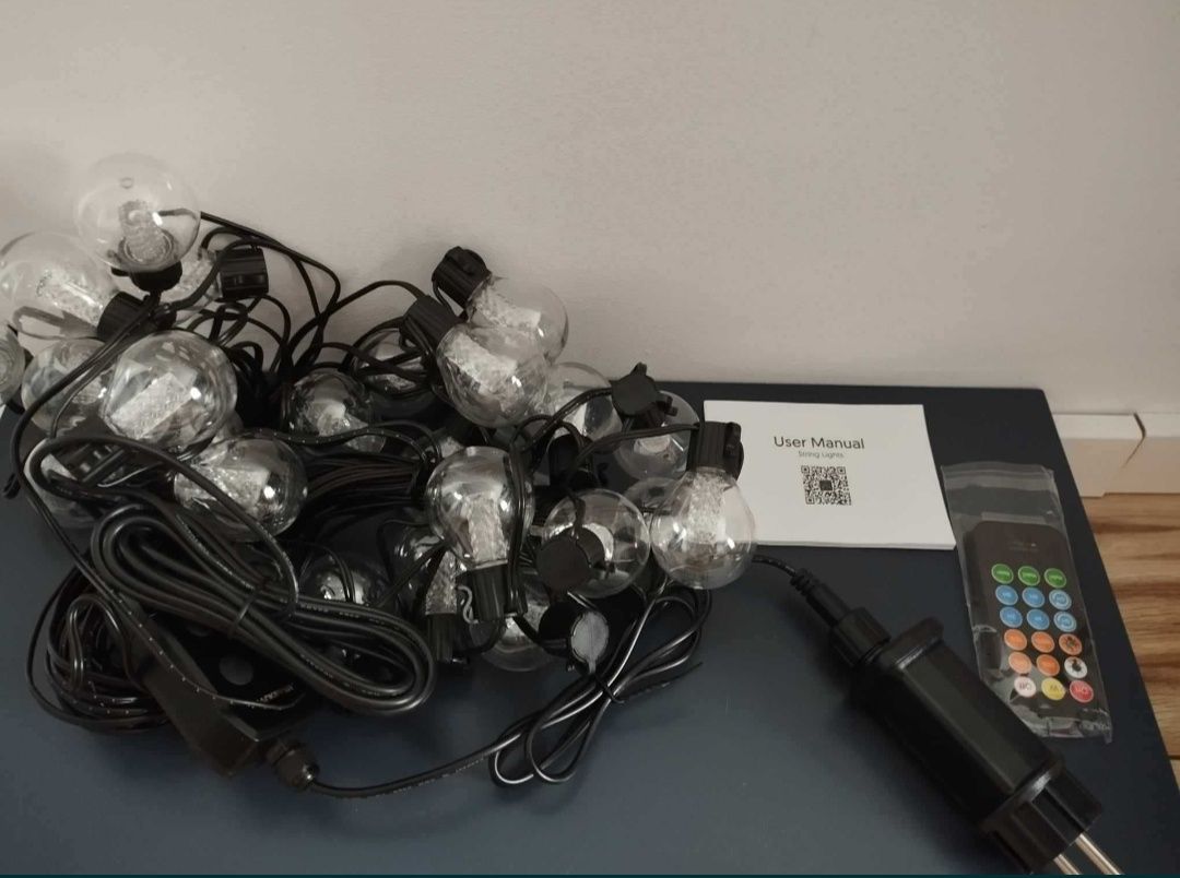GlobaLink G40 łańcuch świetlny na zewnątrz wewnątrz wodoszczelny pilot