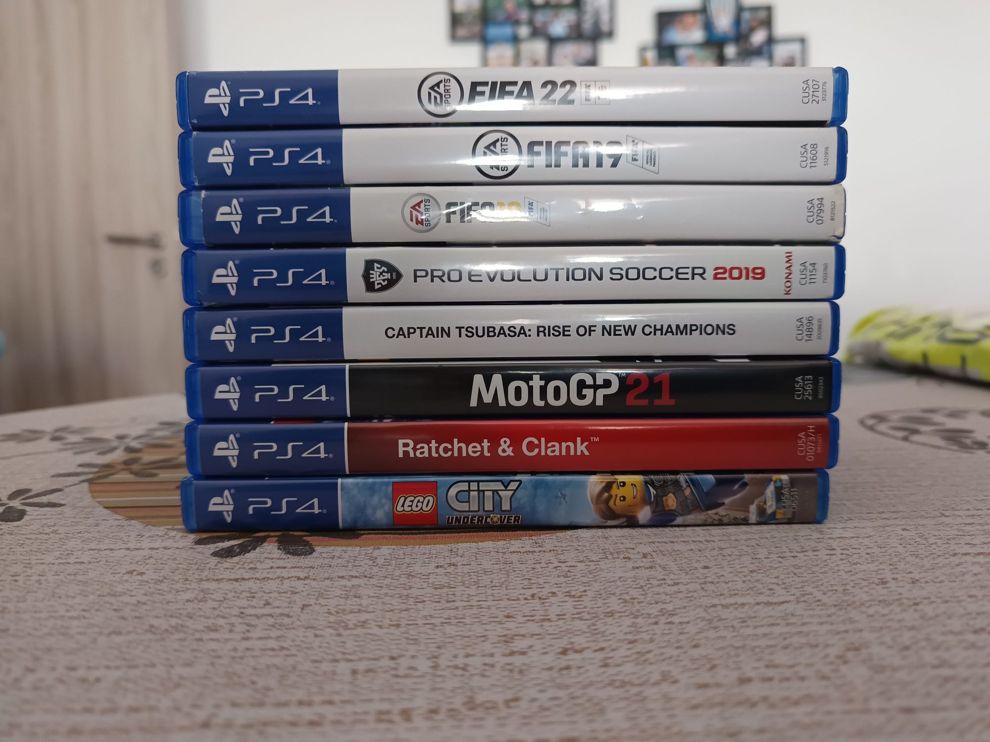 Lote COMPLETO - 8 Jogos PS4