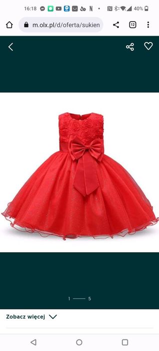 Sukienka bal karnawał księżniczka