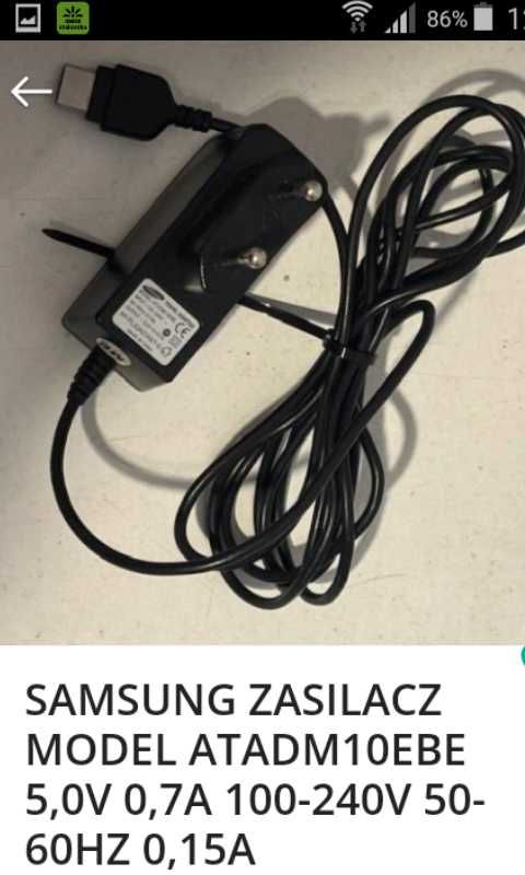 Zasilacz Samsung