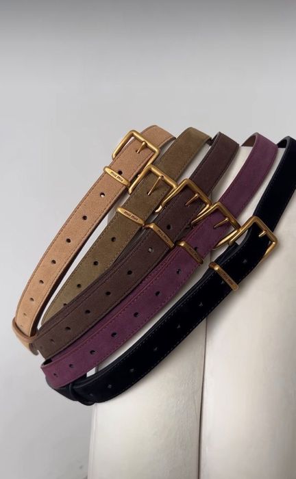 Ремінь пояс жіночий шкіра замша/ Ремень женский кожа замш