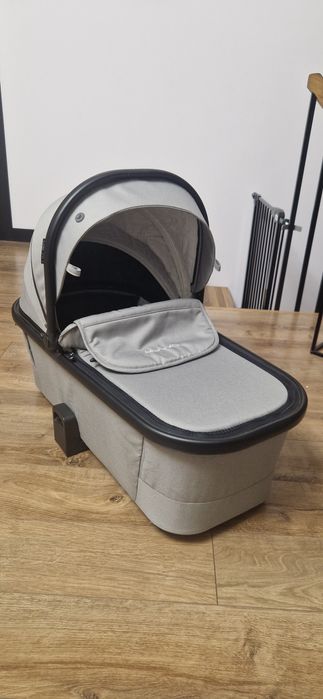 Wózek Muuvo quick 3.0 2w1 + gondola XL kolor steel gray