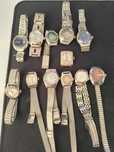 Zestaw 12 damskich zegarków elgin, seiko, citizen, technos