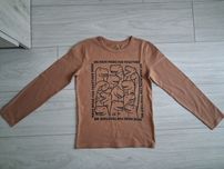 H&M t-shirt dla chłopca z długim rękawem, rozmiar 122/128