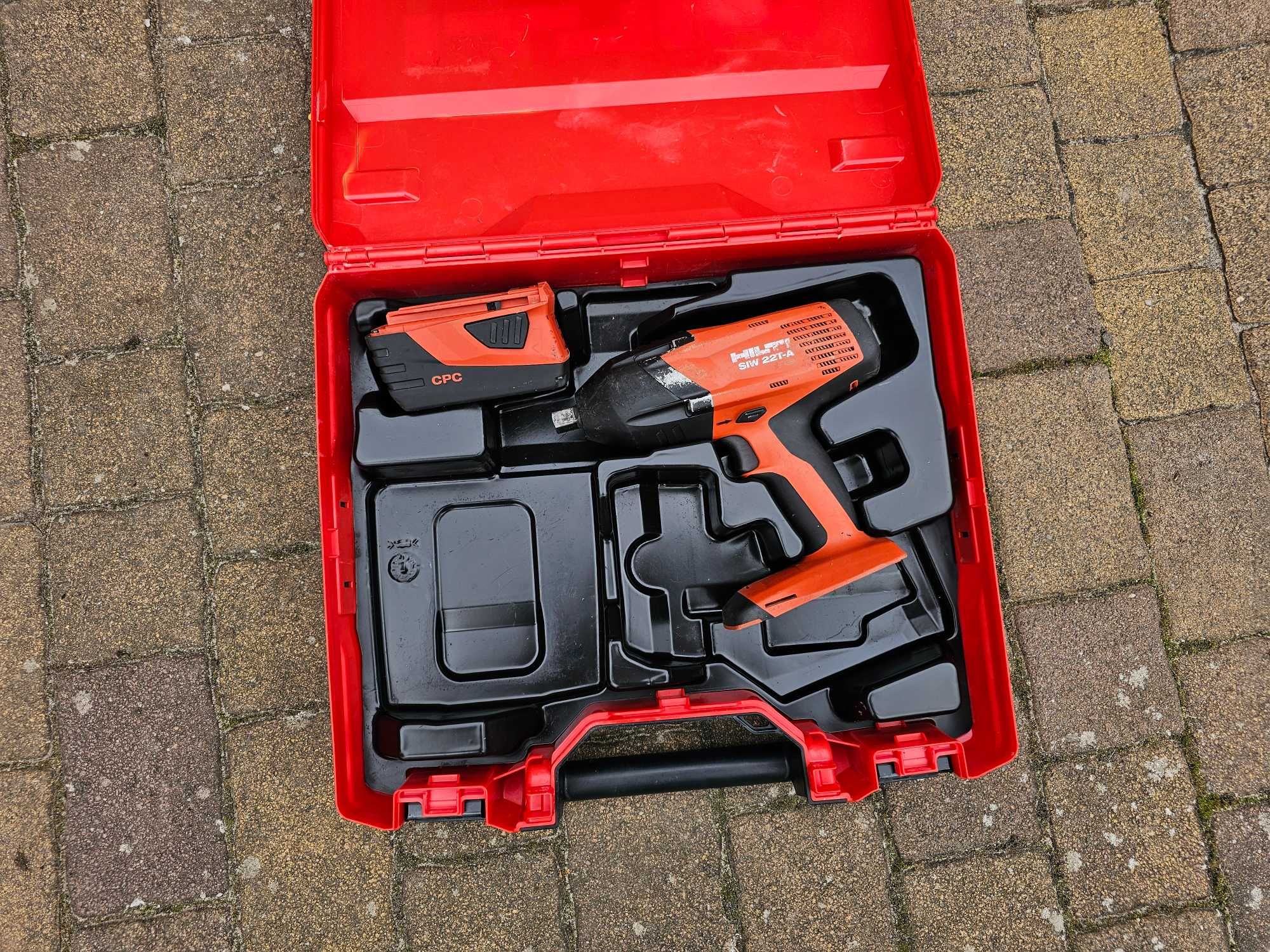 HILTI SIW 22T-A klucz udarowy 1/2 z aku 5,2Ah walizką FV23%