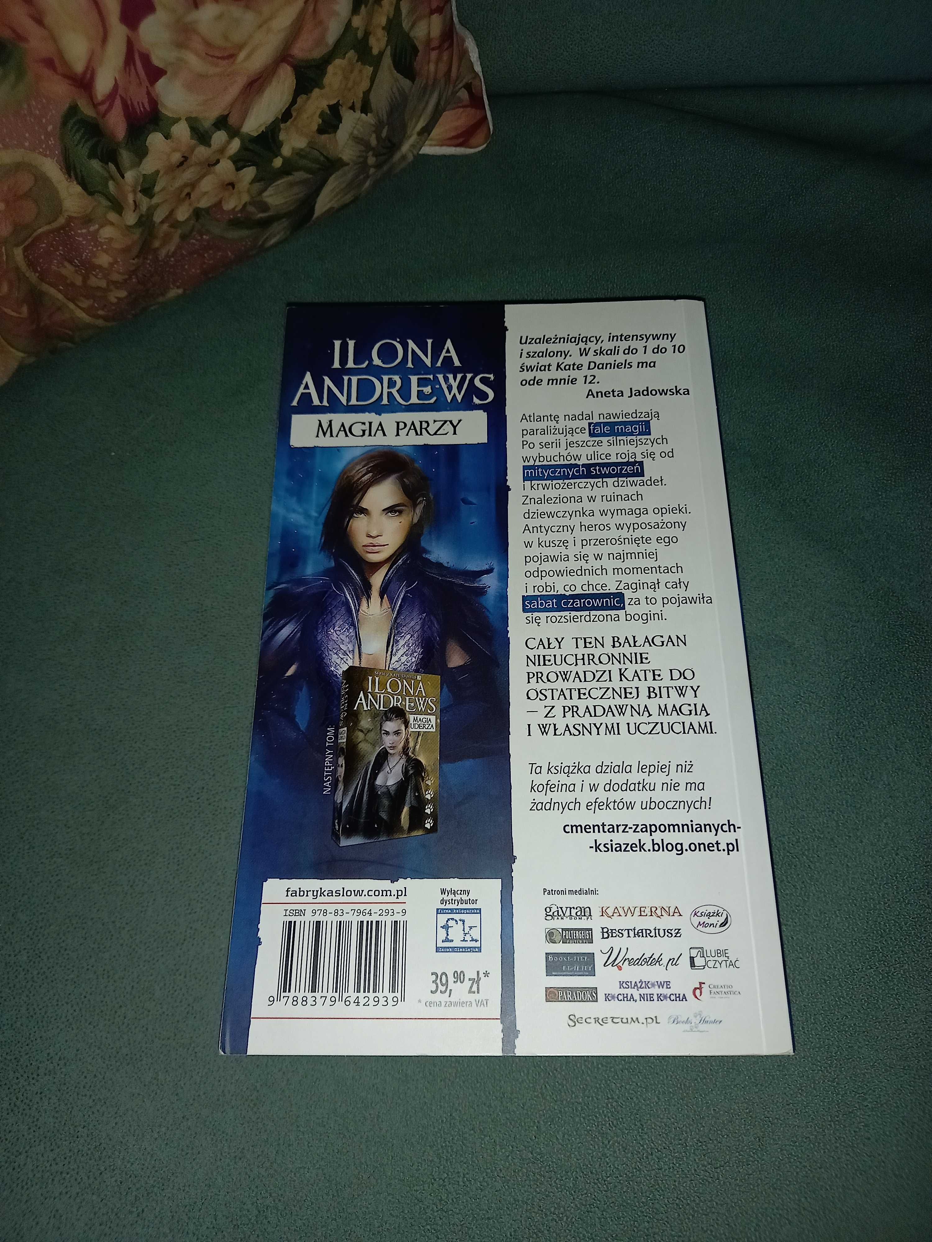 Magia parzy Ilona Andrews Kate Daniels tom 2