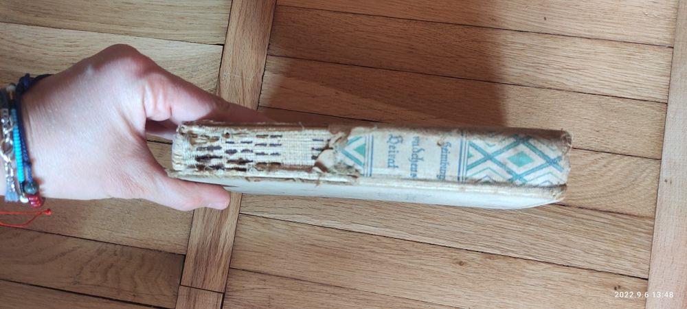 Książka niemieckojęzyczna po niemiecku antyk staroć