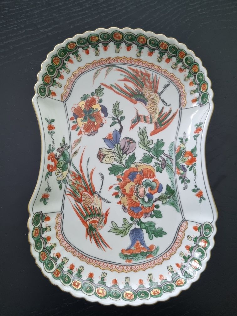 Travessa Porcelana decoração chinesa