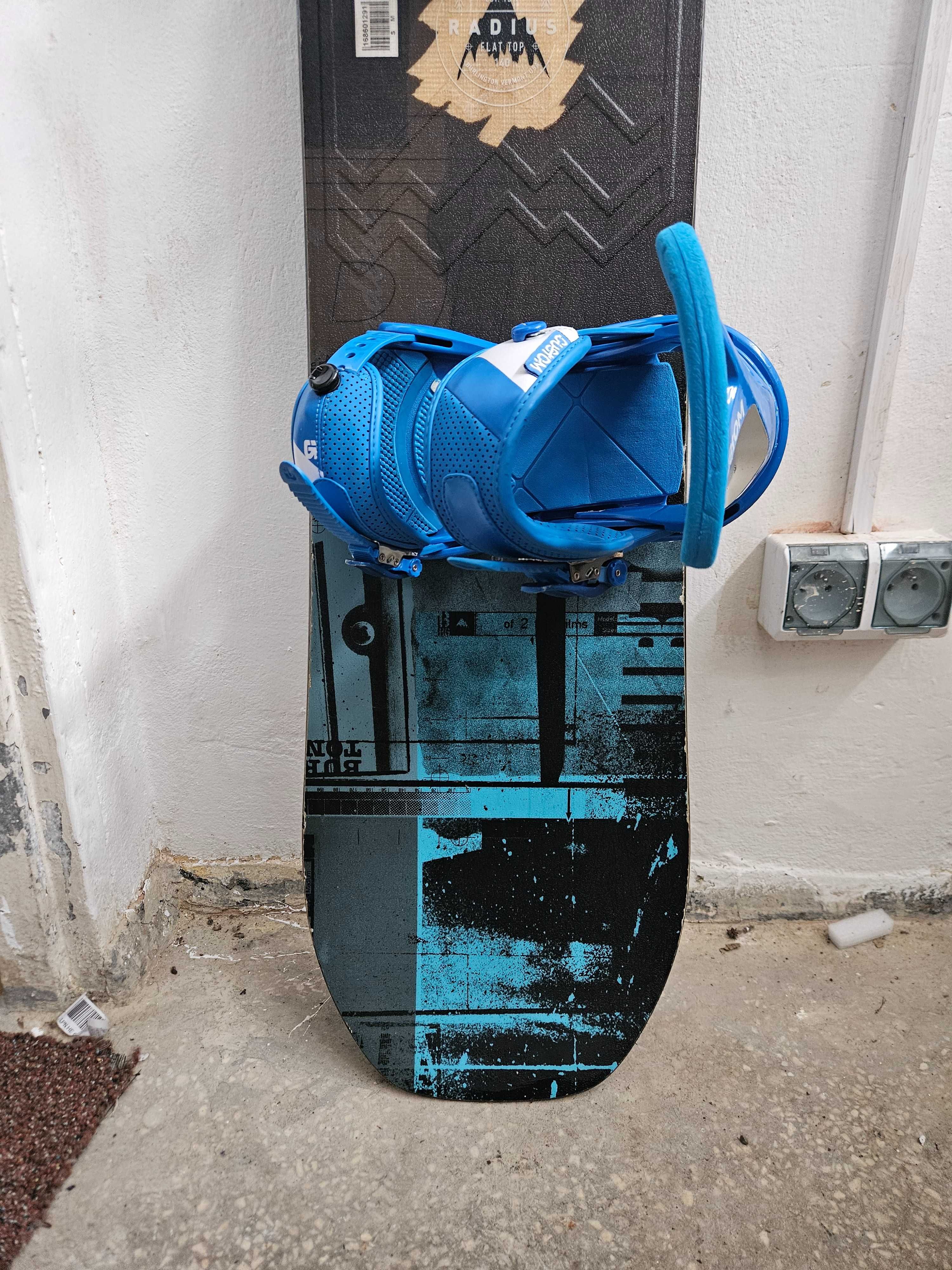 Deska snowboardowa Burton 140cm z wiązaniami