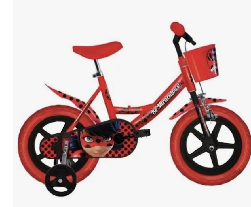 Bicicleta criança Ladybug roda 12"