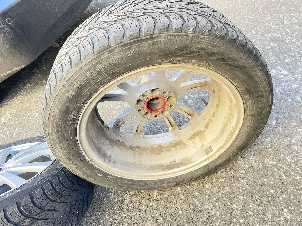 Титанові диски з гумою R17 Toyota